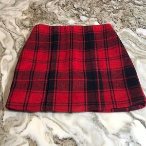 Red & Black Miniskirt